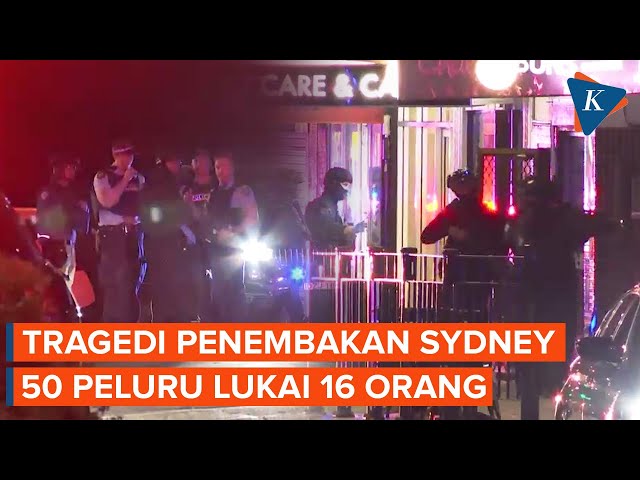 Penembakan Massal di Sydney, Tembakkan 50 Peluru dan Lukai 16 Orang