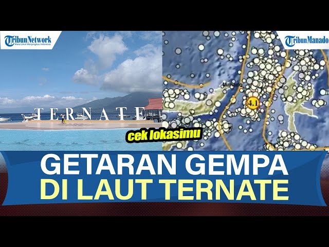 Info BMKG Gempa Guncang di Laut Malut Senin 6 Oktober 2025, Berpusat Termate