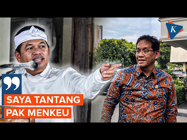 Dedi Mulyadi Tantang Purbaya Buktikan Rp 4,1 T Dana Pemprov Jabar Mengendap di Bank