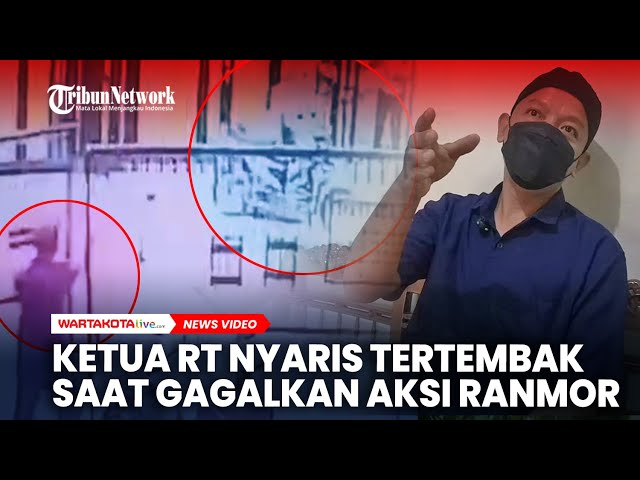 Gagalkan Aksi Pencurian Motor di Gambir, Ketua RT Hampir Kena Tembak