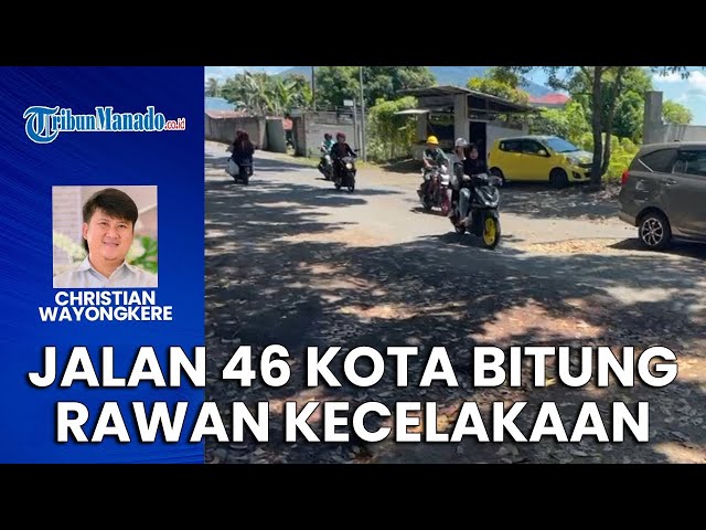 SH Sarundajang Jalan Provinsi di Kota Bitung, di Keluhkan Warga dan Rawan Kecelakaan