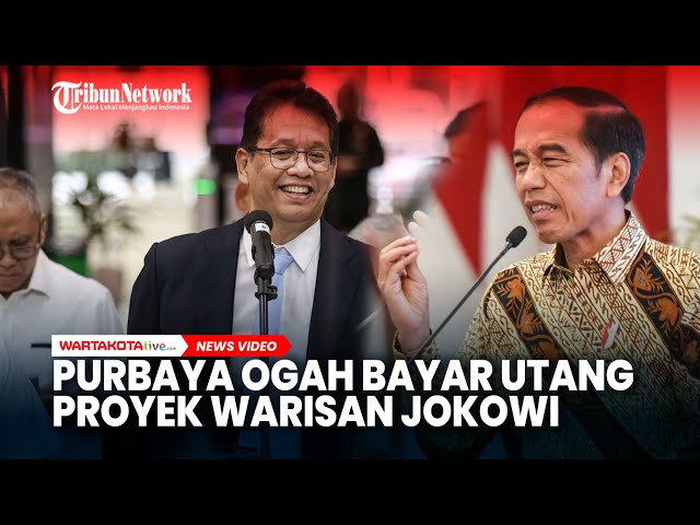 Purbaya Ogah Bayar Utang Proyek Warisan Jokowi