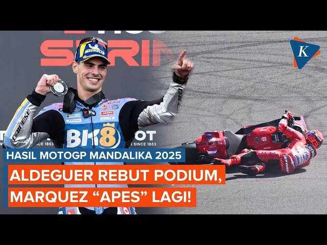 Hasil MotoGP Mandalika 2025: Fermin Aldeguer Jadi Juara, Marc Marquez Alami Kecelakaan Tragis