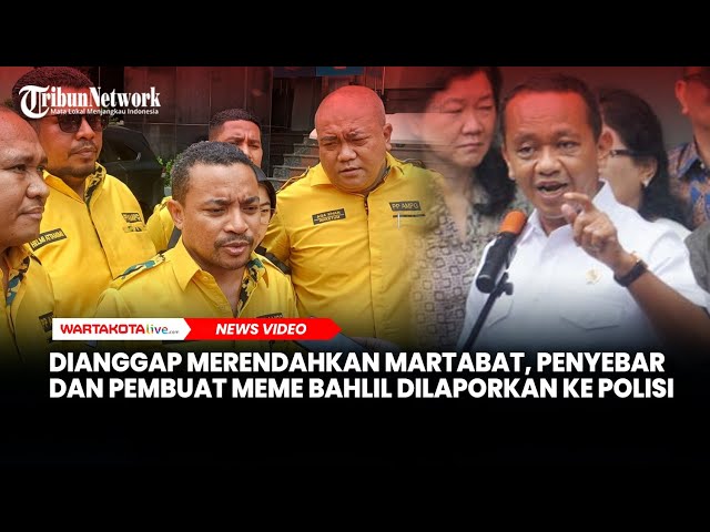 Dianggap Merendahkan Martabat, Penyebar dan Pembuat Meme Bahlil Lahadalia Dilaporkan ke Polisi