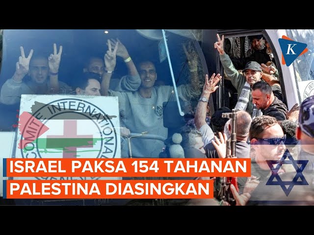 Israel Paksa 154 Tahanan Palestina yang Dibebaskan untuk Dideportasi