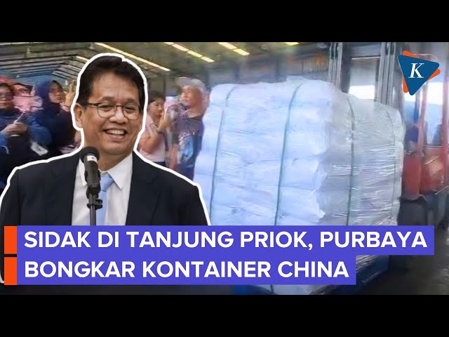 Menkeu Purbaya Sidak Tanjung Priok, Bongkar Peti Kemas dari China