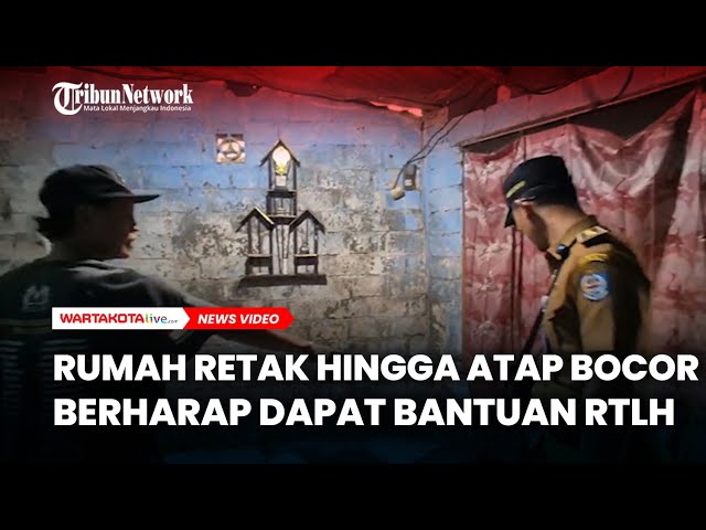 Dinding Rumah Retak hingga Atap Bocor, Warga Cilangkap Depok Berharap Dapat Bantuan RTLH
