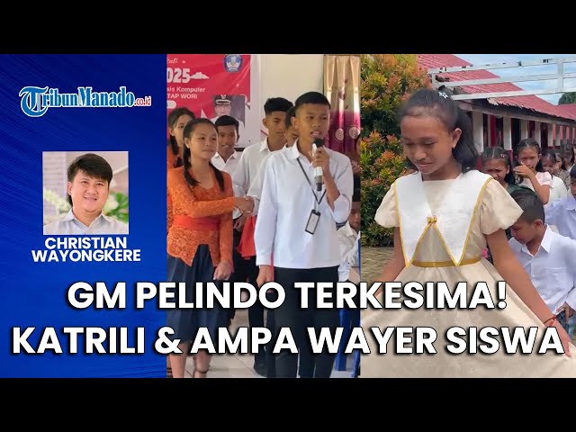 MEMUKAU! Siswa SMP Minut Bawakan Katrili dan Ampa Wayer, GM Pelindo  Ingin Ikut Menari!