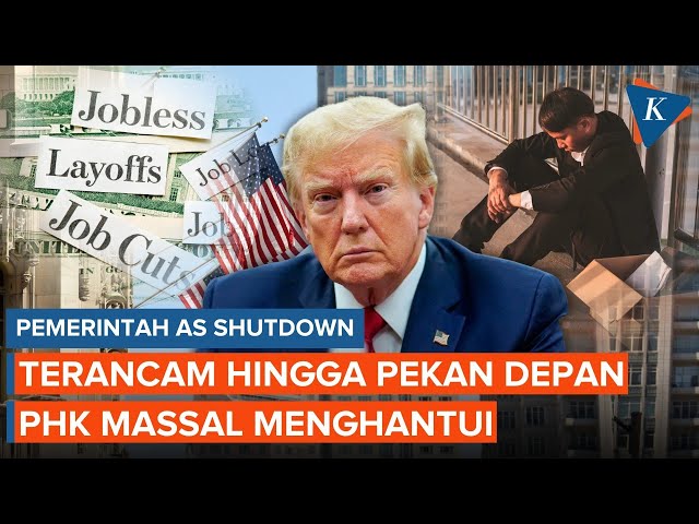 Pemerintah AS Terancam Shutdown hingga Pekan Depan, PHK Massal Mengintai!