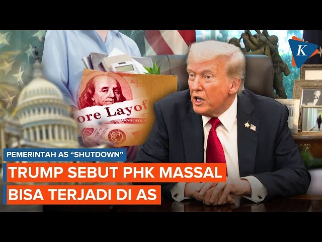 Trump Buka Suara soal Potensi PHK Massal Imbas Pemerintahan AS Shutdown