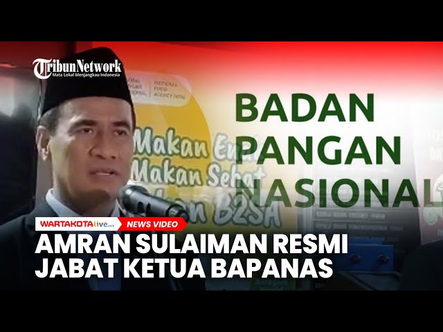 Amran Sulaiman Resmi Terima Estafet Kepemimpinan di Bapanas