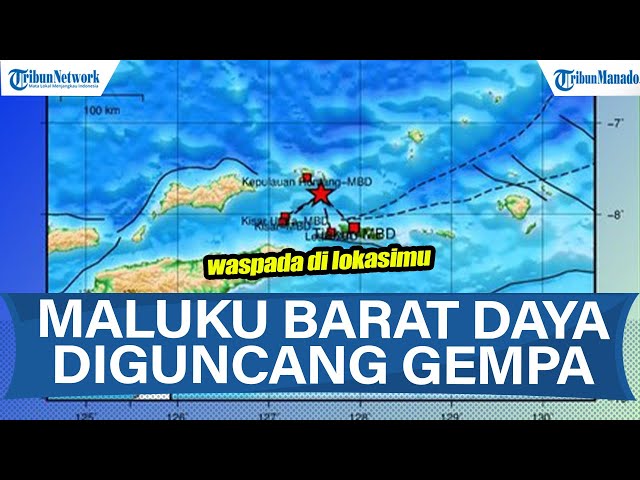 Gempa Bumi Guncang Maluku Barat Daya Sabtu 4 Oktober 2025, Info BMKG Berpusat di Laut Romang
