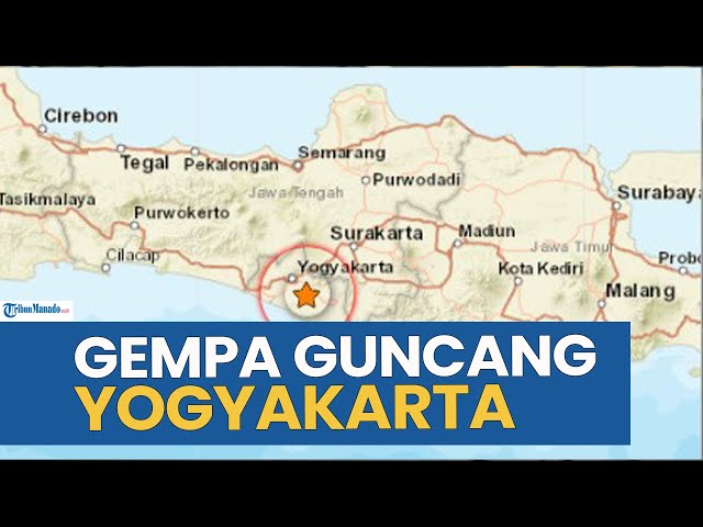 Gempa Guncang Wilayah Yogyakarta Hari Ini Kamis 9 Oktober 2025