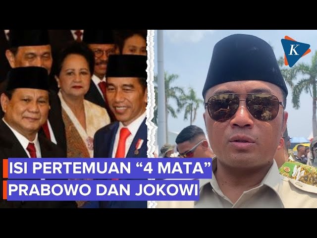 Istana Ungkap Isi Pertemuan “Empat Mata” Prabowo dan Jokowi