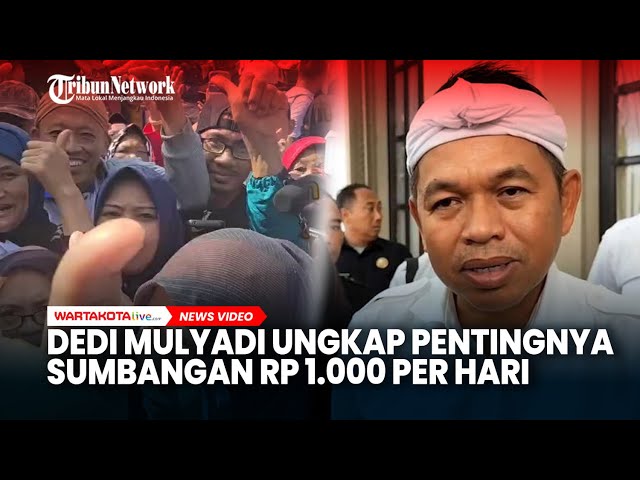 Diserbu Warga yang Ingin Adukan Masalah, Dedi Mulyadi Ungkap Pentingnya Sumbangan Rp 1.000 per Hari