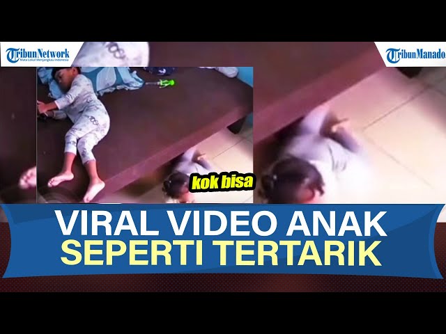 Viral Rekaman CCTV Rumah Perlihatkan Momen Aneh, Anak Seperti Tertarik Masuk ke Kolong Kasur