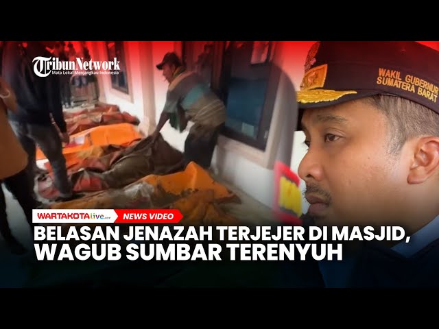 Belasan Jenazah Terjejer di Masjid, Wagub Sumbar Terenyuh