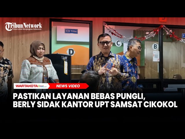 Pastikan Layanan Bebas Pungli, Berly Rizki Natakusumah Sidak Kantor UPT Samsat Cikokol