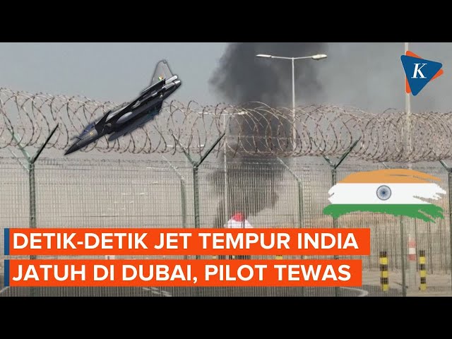 Jet Tempur India Jatuh Saat Beraksi di Dubai Airshow, Pilot Tewas di Tempat