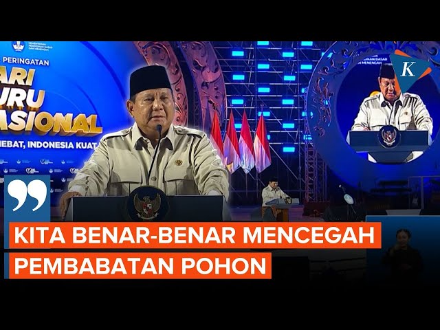 Prabowo Singgung Kerusakan Alam dalam Banjir-Longsor Sumatera, Doakan Para Korban