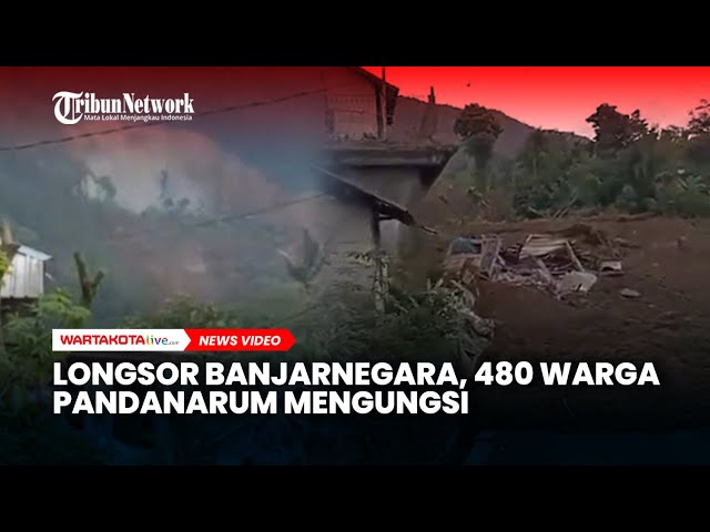 Kondisi Terkini Longsor di Banjarnegara! Tanah Masih Bergeser, 480 Warga Pandanarum Mengungsi