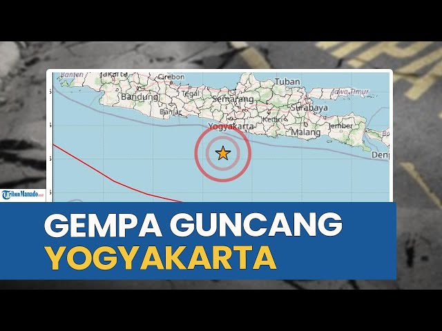 GEMPA BUMI GUNCANG WILAYAH YOGYAKARTA HARI INI SABTU 22 NOVEMBER 2025