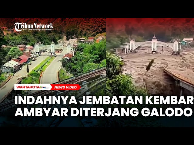 Indahnya Jembatan Kembar Ambyar Diterjan Galodo dalam Waktu Sekejab