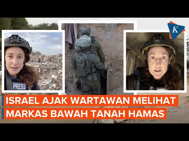 Akses Langka, Israel Perlihatkan Markas Terowongan Hamas di Rafah