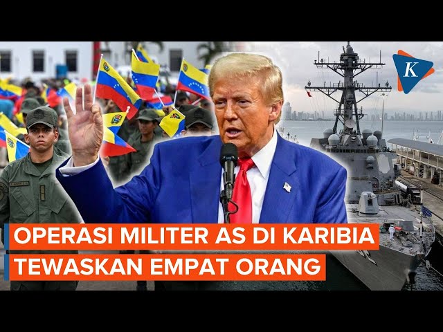 Militer AS Serang Kapal di Karibia, Empat Orang Tewas