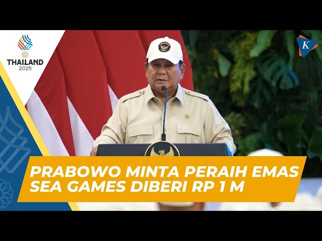 Prabowo Beri Rp 1 Miliar Bagi Atlet Peraih Emas di SEA Games 2025
