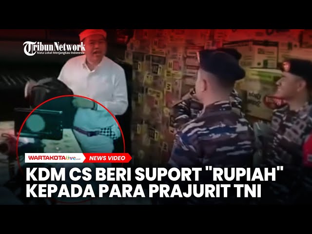 Momen Dedi Mulyadi Cs Berikan Suport “Rupiah” kepada Para Prajurit TNI