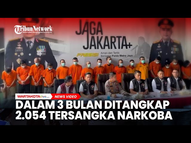 Polda Metro Jaya Tangkap 2.054 Tersangka Kasus Narkoba Selama Oktober hingga Desember 2025
