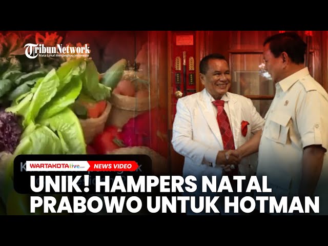 Unik! Hampers Natal Prabowo untuk Hotman Paris