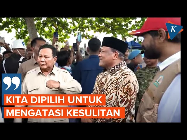 Di depan Gubernur Mualem, Prabowo: Baru Satu Tahun, Kita Dipilih untuk Mengatasi Kesulitan