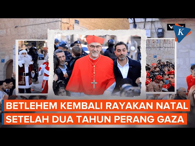 Perayaan Natal di Betlehem Tepi Barat Setelah 2 Tahun Terhenti karena Perang