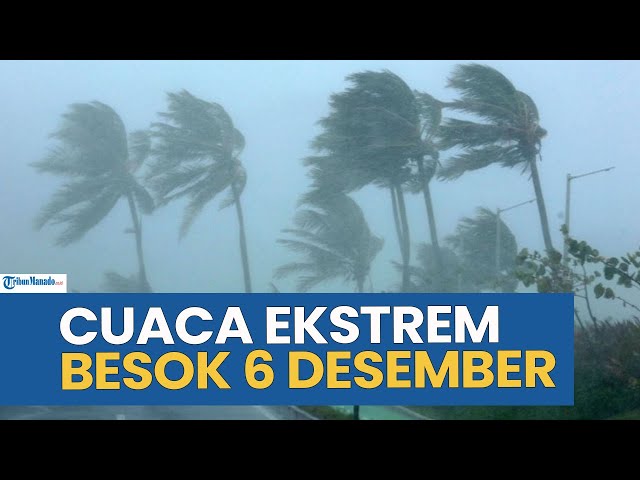 Waspada! Peringatan Dini Cuaca Ekstrem Besok Sabtu 6 Desember 2025, Cek Wilayah Anda