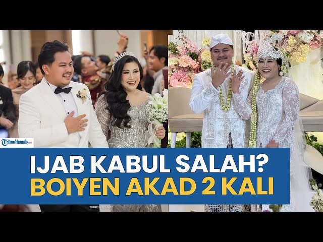 Akad Pertama Tak Sah, Boiyen dan Rully Anggi Akbar Kembali Gelar Ijab Kabul Setelah Resepsi
