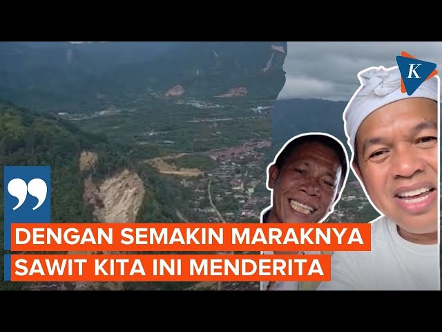 Pantau Tapteng dari Udara, KDM Sebut Sawit Bikin Rakyat Menderita