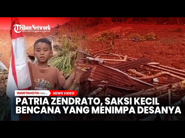 Patria Zendrato, Saksi Kecil Bencana yang Menimpa Desanya di Tapanuli Tengah, Sumatra Utara