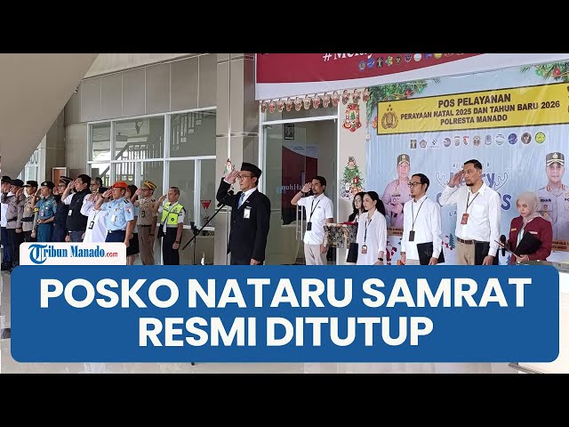 Posko Nataru Ditutup, Puncak Arus Mudik Bandara Samrat Manado H 3 Natal 2025, Balik 3 Januari 2026