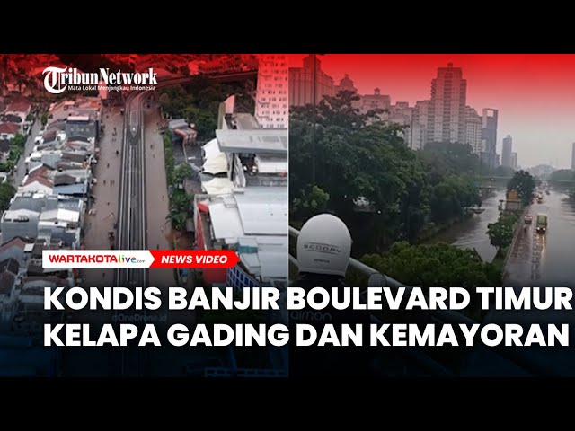 Kondis Banjir Boulevard Timur Kelapa Gading dan Kemayoran Minggu 18/01/2026