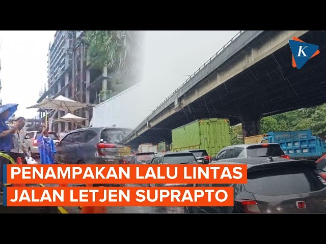 Banjir di Kawasan Jalan Letjen Suprapto, Lalu lintas Macet Parah, Ini Penampakannya…