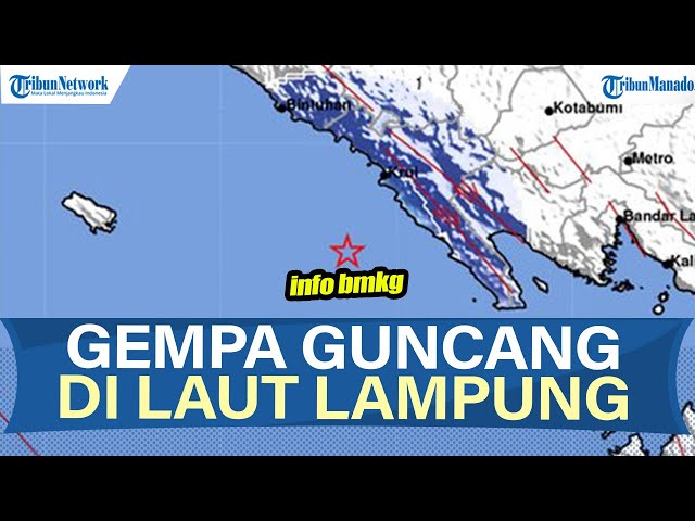 Lampung Diguncang Gempa Hari Ini Jumat 9 Januari 2026, Info BMKG Berpusat di Laut