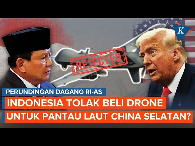 Indonesia Disebut Tolak Beli Drone AS dalam Perundingan Dagang