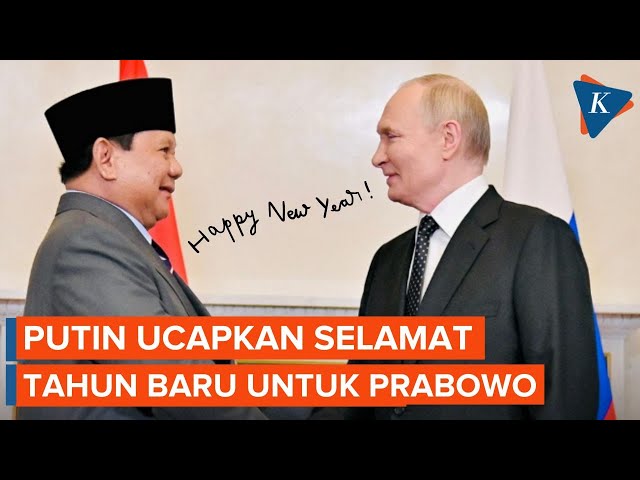 Putin Kirim Ucapan Tahun Baru ke Pemimpin Dunia, Ada Prabowo dan Trump