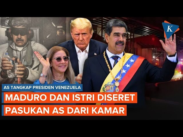 Presiden Maduro dan Istri Diseret dari Kamar oleh Pasukan AS, lalu Dibawa ke Kapal