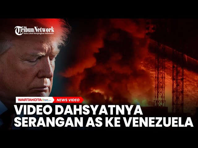 Kumpulan Video Dahsyatnya Serangan AS ke Venezuela