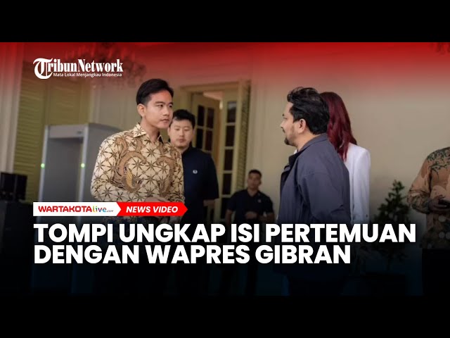 Tompi Ungkap Isi Pertemuan dengan Gibran, Dari Dapur Umum hingga Pemulihan Mental Anak