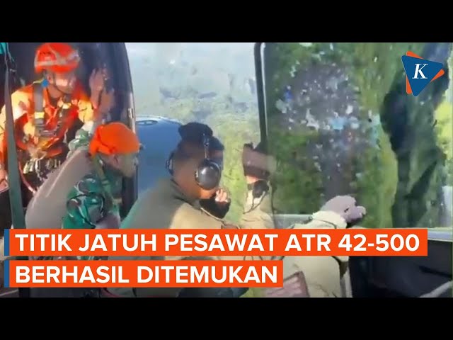 TNI AU Temukan Titik Jatuh Pesawat ATR 42-500