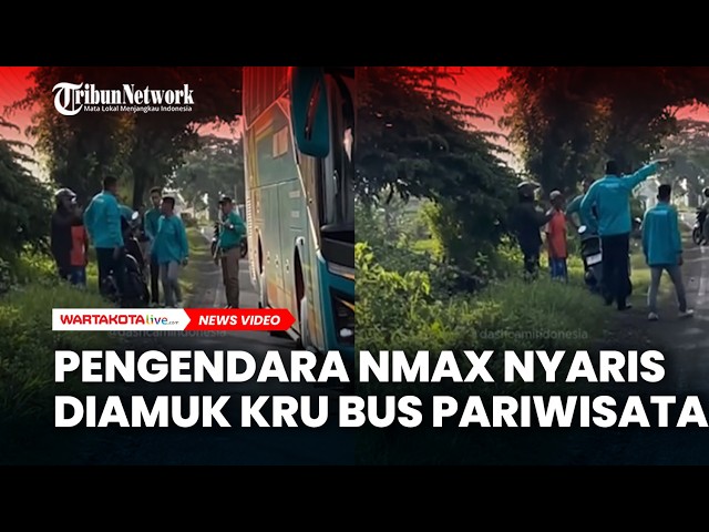 Pengendara NMAX Nyaris di Keroyok Kru Bus di Situbondo